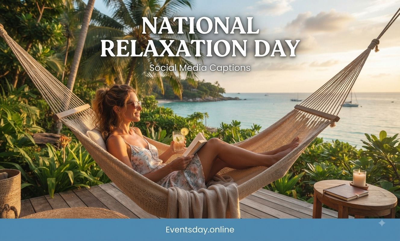 National Relaxation Day Social Media Captions