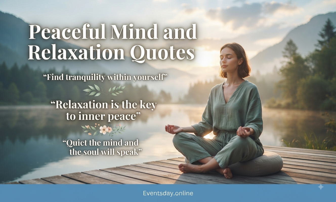 Peaceful Mind and Relaxation Quotes