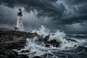 Nor'easter storm approaching the U.S. East Coast