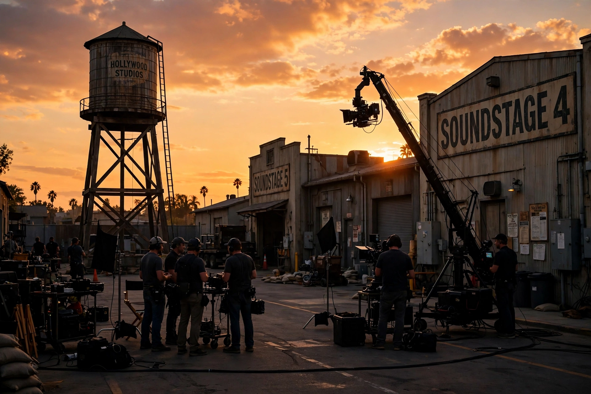 Hollywood studio backlot where Jackass Best and Last was produced