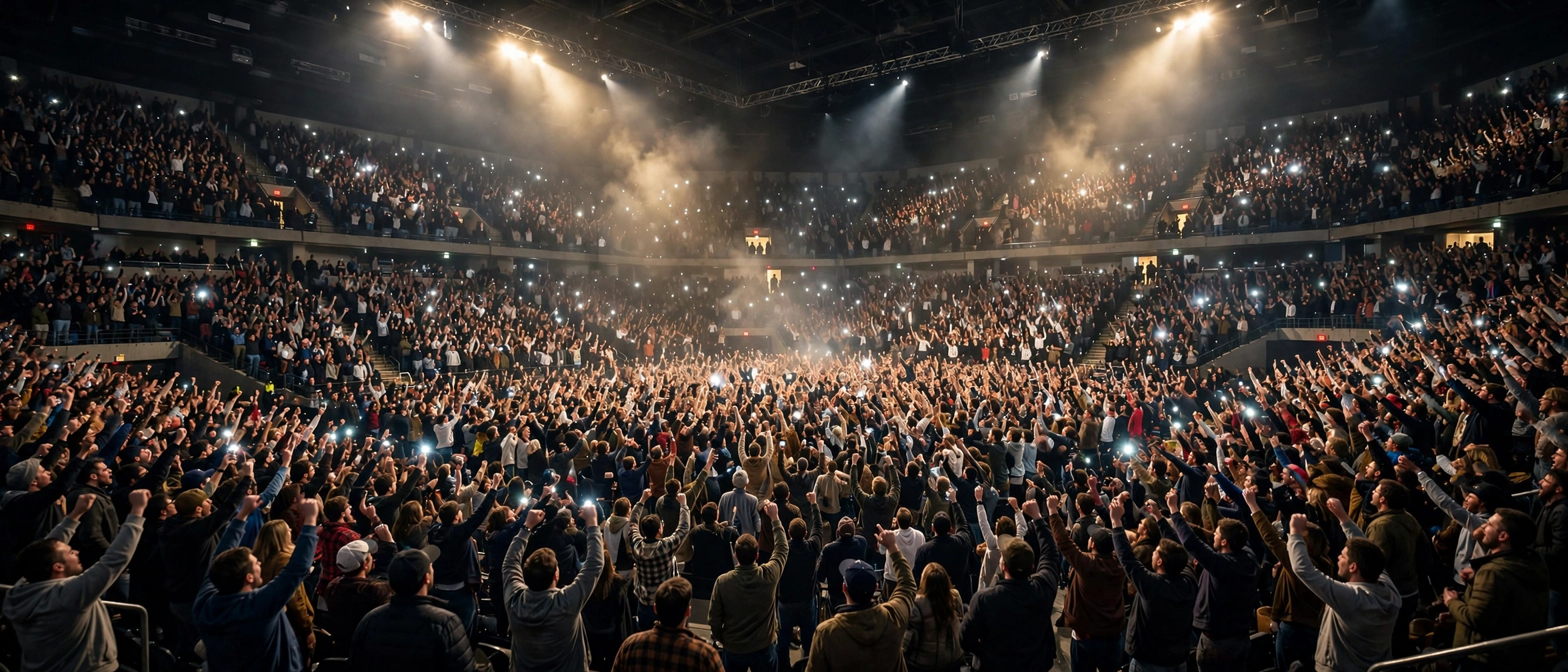 Crypto.com Arena crowd erupts during UFC 331 fight night in Los Angeles