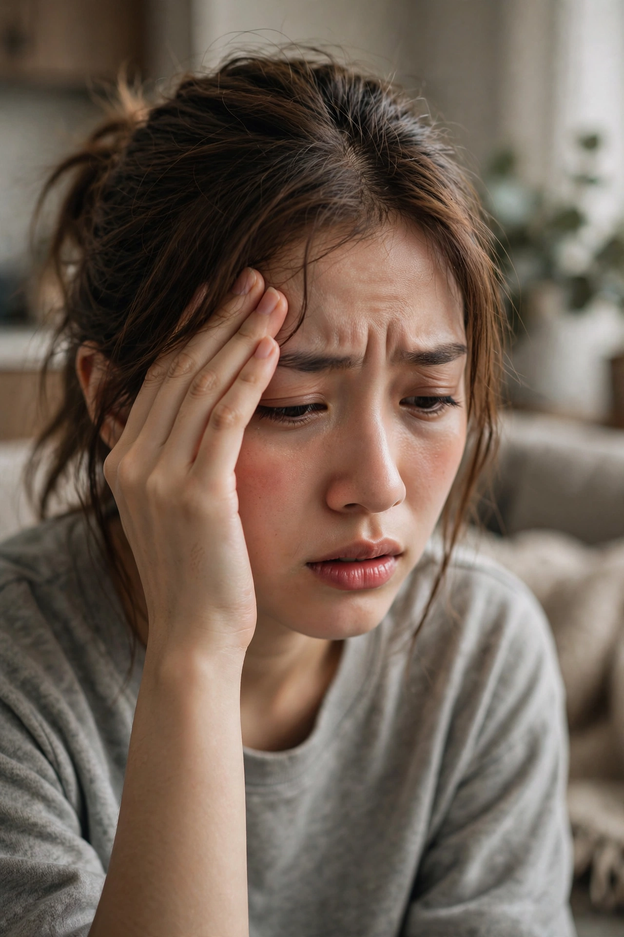 Brain eating amoeba symptoms illustrated - severe headache and fever as early warning signs