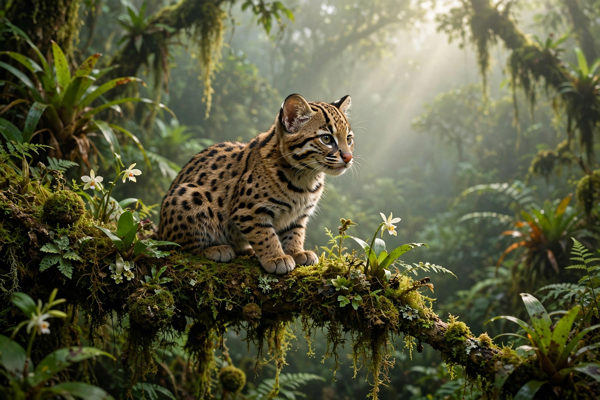 Conservation concept for the new tiger cat species tilcayo with protected cloud forest habitat
