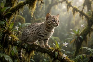 Tilcayo, the newly discovered tiger cat species, in Bolivia's misty cloud forest